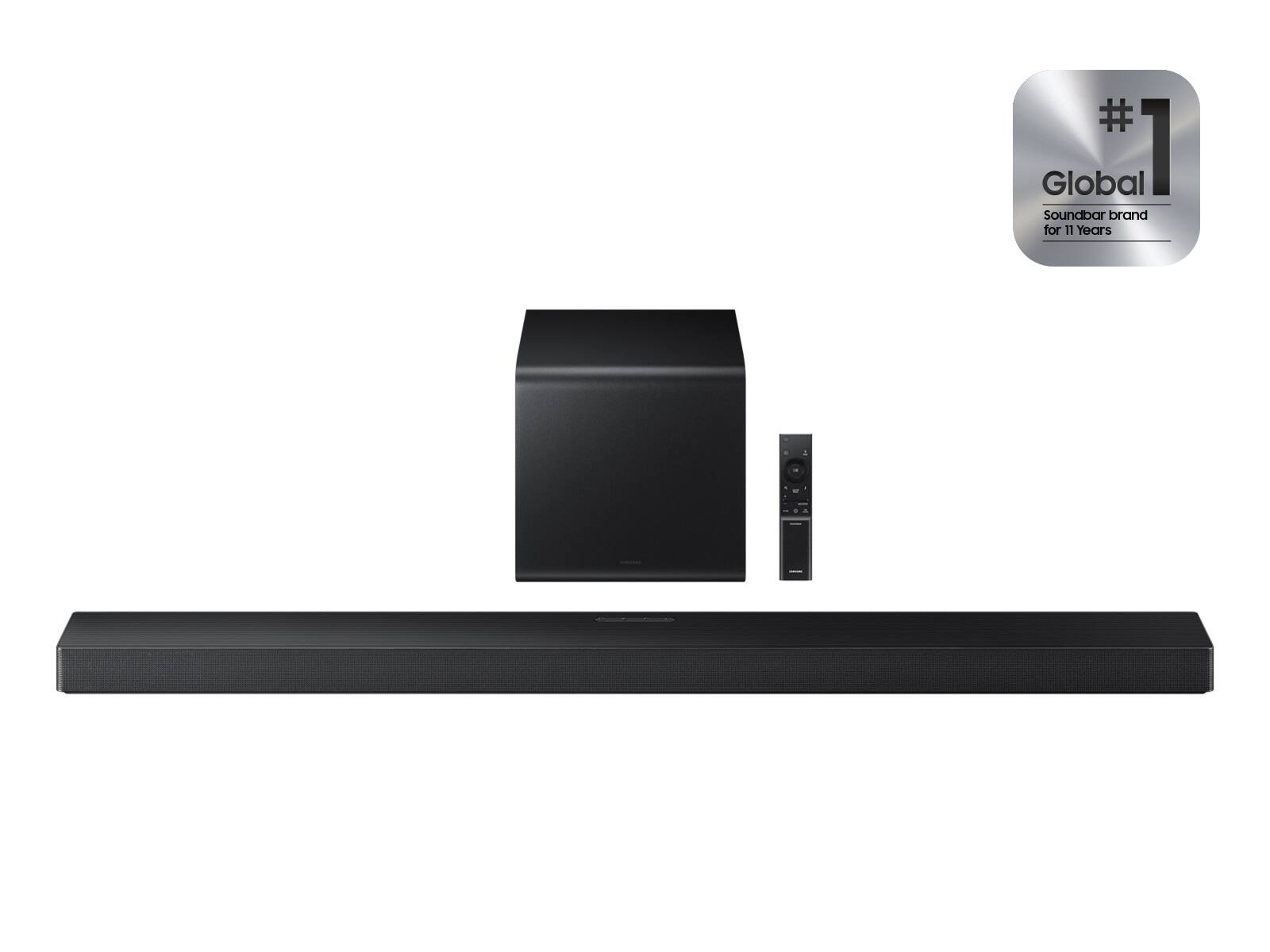 Samsung - HW-QS700F 3.1.2 Ch Dolby Atmos Soundbar and Subwoofer (2025) - Black