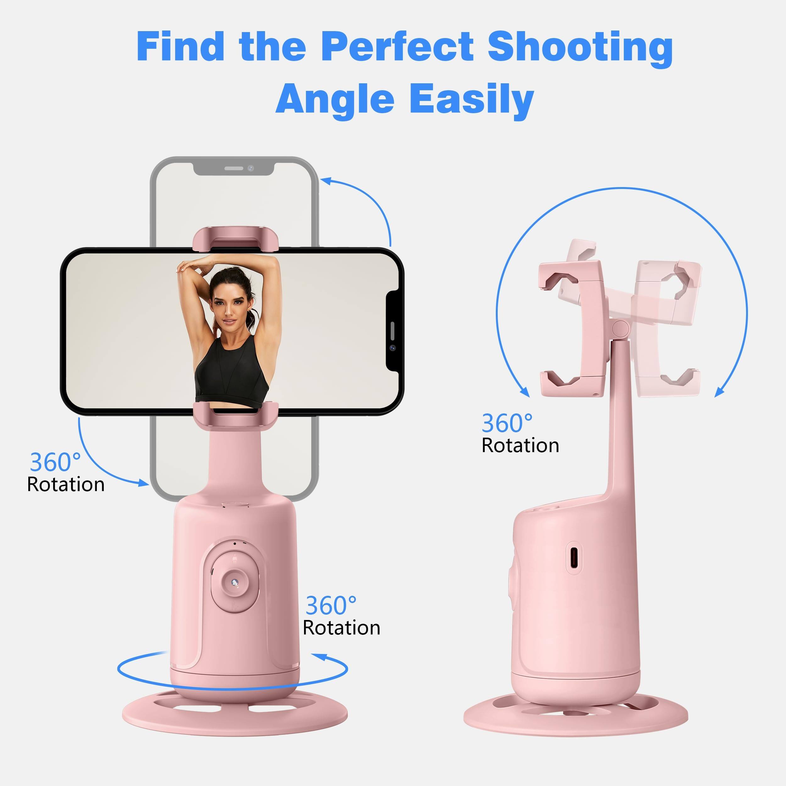 Find the Perfect Shooting Angle Easily  
360° Rotation  
360° Rotation  
360° Rotation