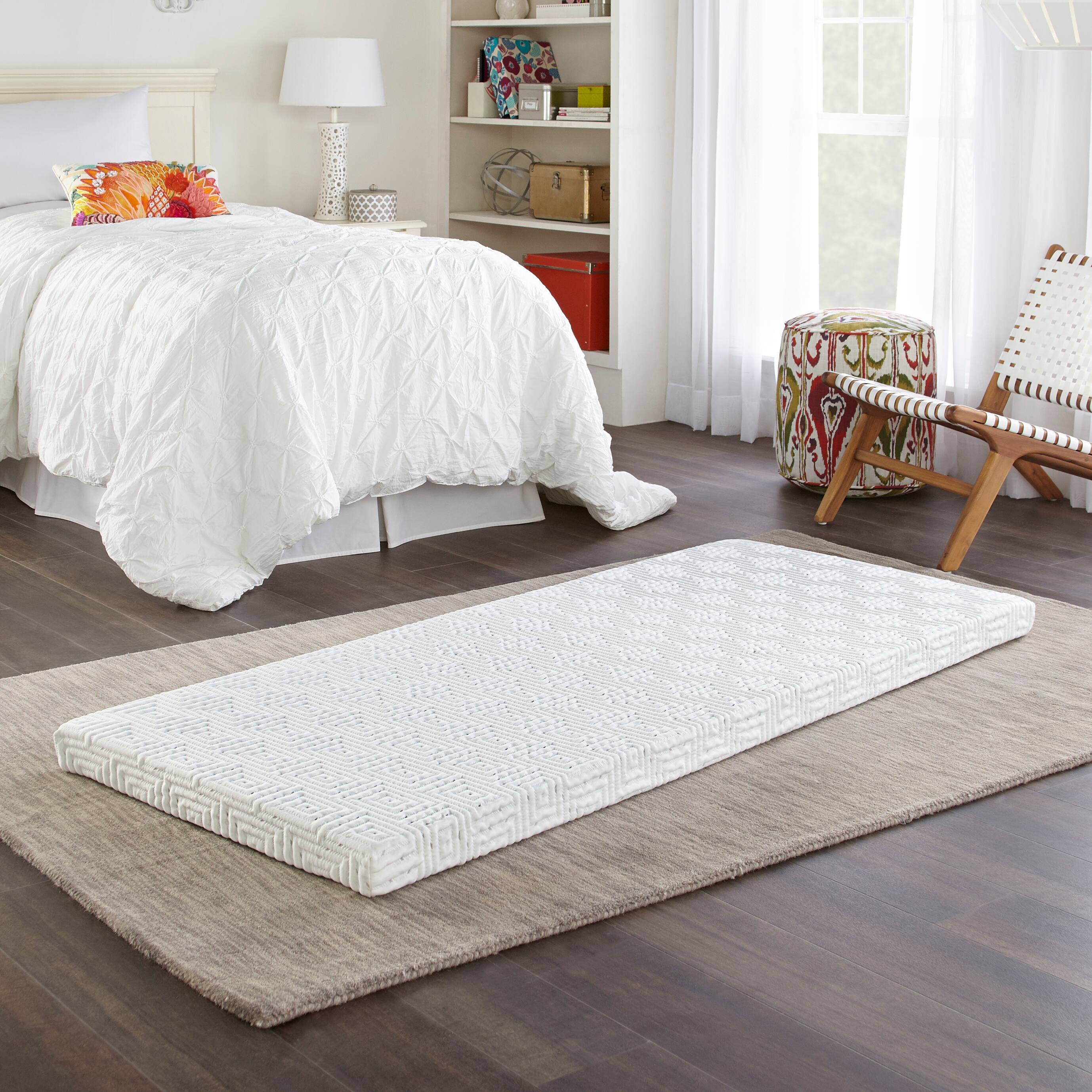 Alt View 1. Boyd Sleep - Foam Rollup Bed - White.