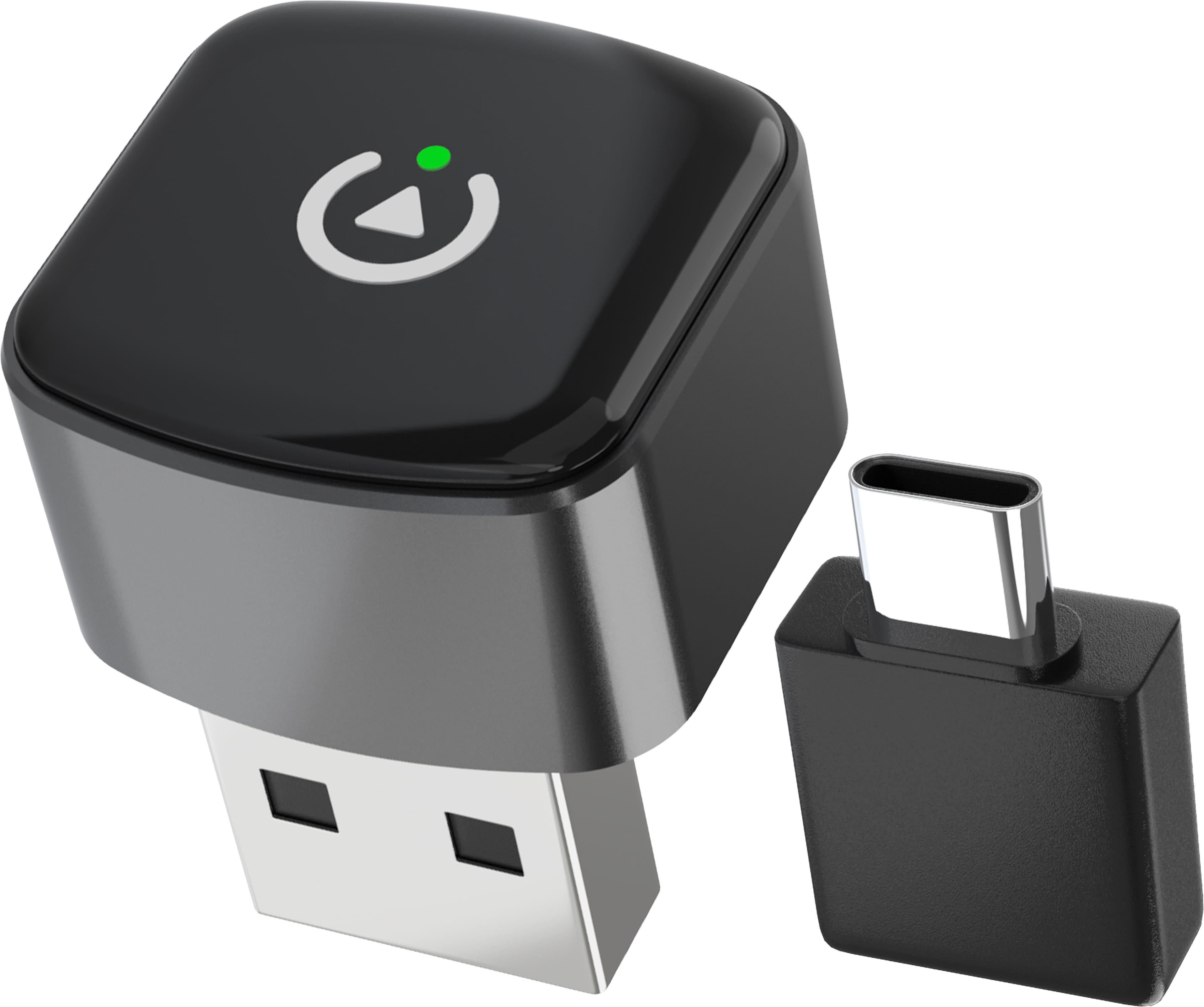 Rexing - CPW-52 Wireless CarPlay & Android Auto Adapter For iPhone (iOS 10+) & Android (Android 11+) – - Black