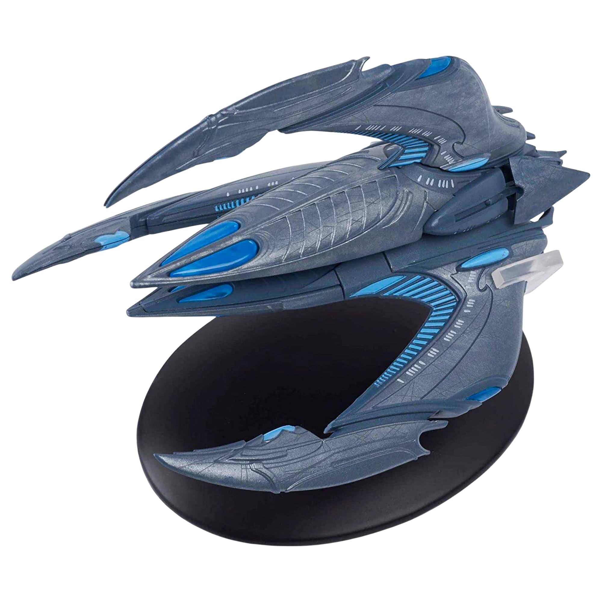 Alt View 1. Eaglemoss - Eaglemoss Star Trek Starship Replica | Xindi Insectoid Ship - Blue.