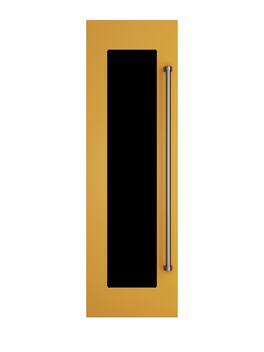 24"W. Integrated Wine Cooler Door Panel for Viking Model FDWCIC7240R - Left Hinge - Daffodil
