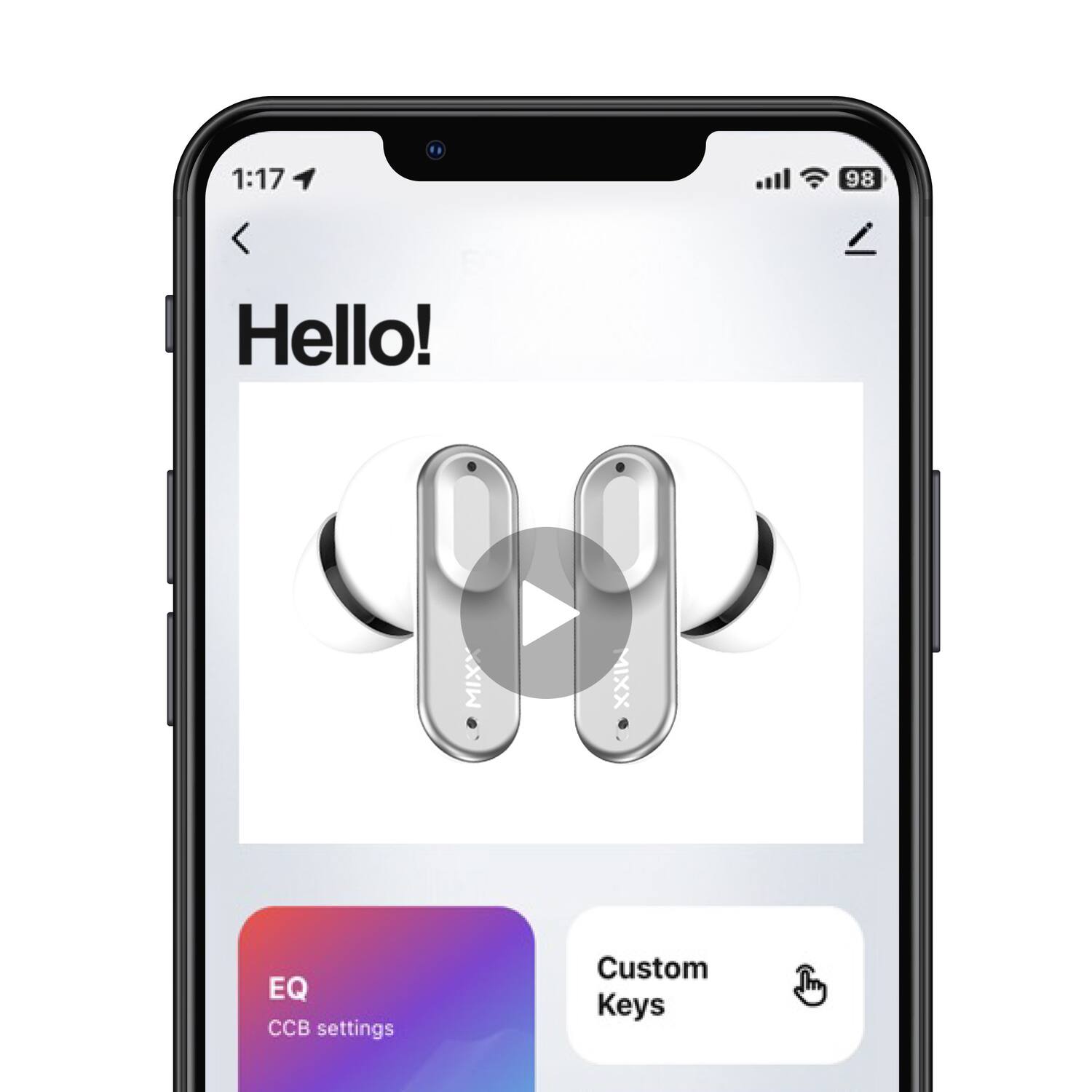 1:17 98 Hello! MIXX EQ CCB settings Custom Keys