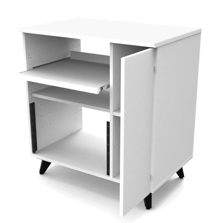 Back. Glorious - GLORIOUS Modular Side Rack (White) - White.
