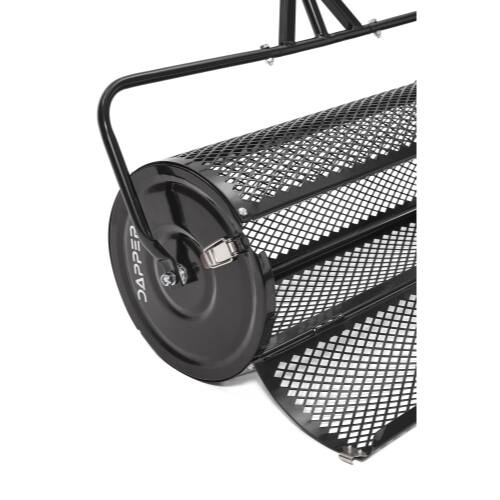Alt View 3. Dapper Supply - Compost Spreader 44 Inch Towable Peat Moss Spreader - Black.