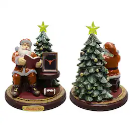 The Memory Company - Texas Longhorns Christmas Story Santa Figurine - Multicolor