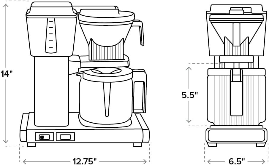 14" 5.5" 12.75" 6.5"