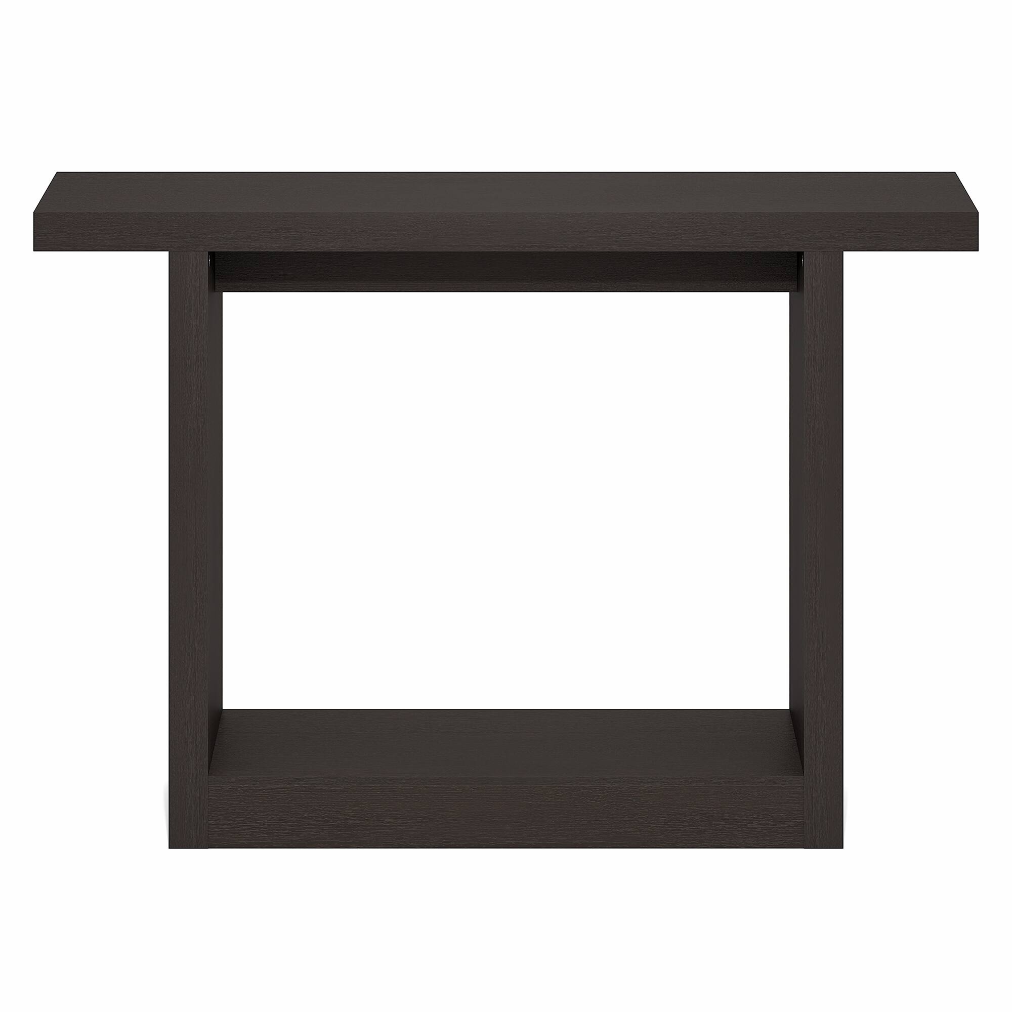 Alt View 5. Furinno - ARA Entryway Table 47-Inch, Narrow Farmhouse Console Table, Sofa Table, Couch Table Behind Sofa, Entryway Table - Black Dark Oak.