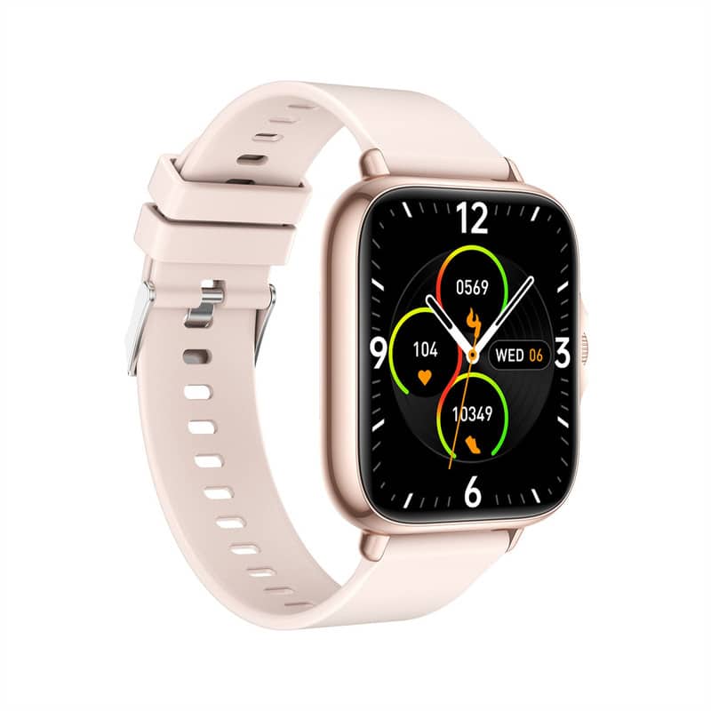 SKRAN - Smart Sports Watch - with Heart Rate Monitoring, Bluetooth Calling,Notification Alerts,Camera and Music Control,Silicone - Gold - (2026)