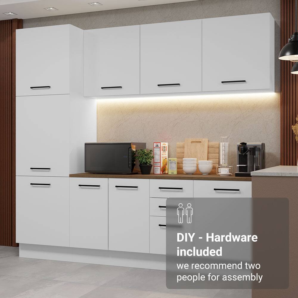 DIY - Hardware included  
we recommend two people for assembly