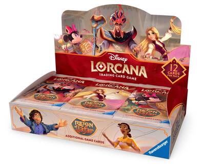 Disney Lorcana: Reign of Jafar Booster Box 24 Packs (288 Lorcana Disney Lorcana: Reign of Jafar Booster Box 24 Packs (288 Lorcana