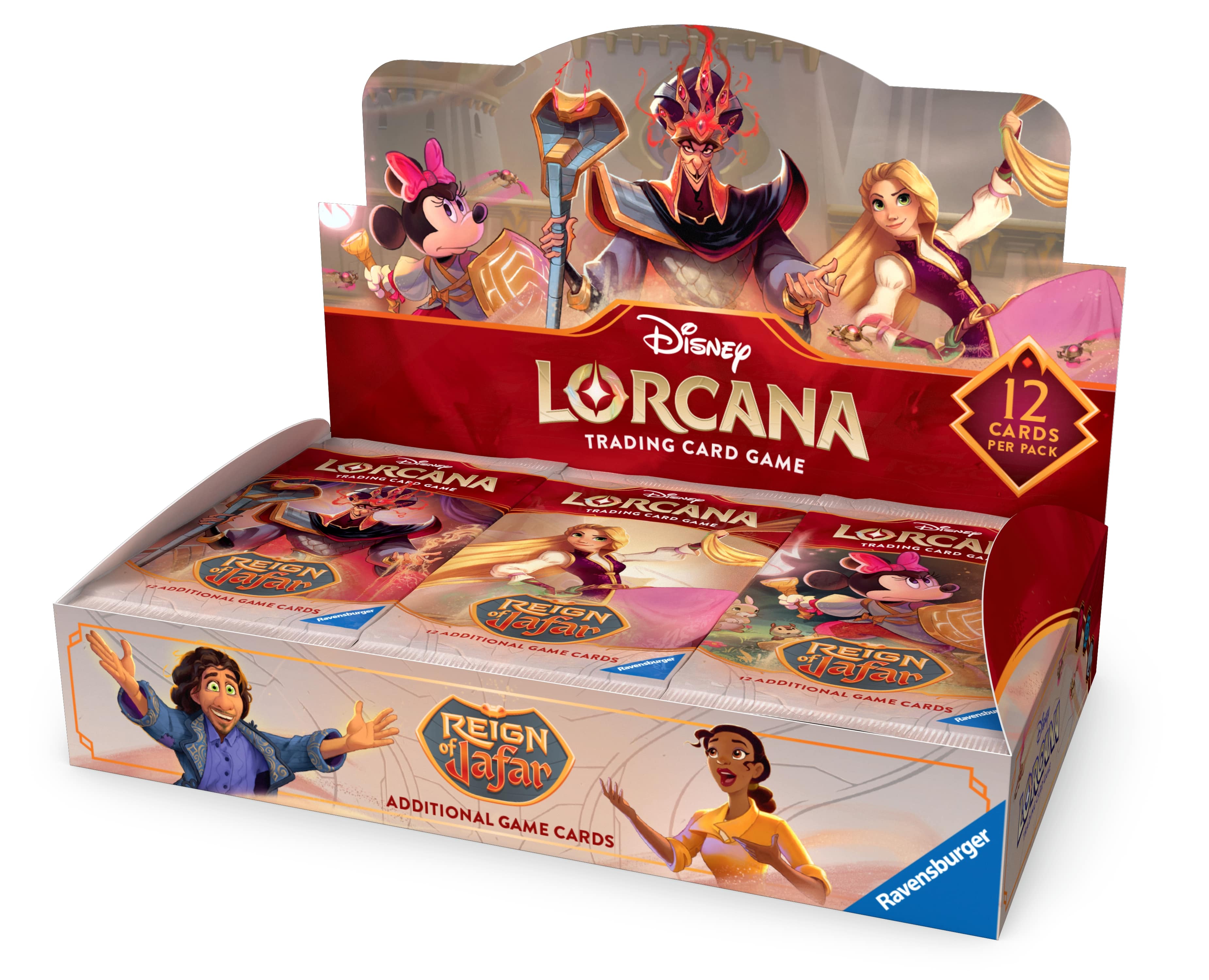 Disney Lorcana 12 Trading Cards Card Per Pack Lorcana 2 Game Tcd Cded. - n Lorcana Racings. - Lorcana Reign Traditional Game Cards. - Lorcana Reign of Tafar Ciel Additional Game Cards. - Ravensburger.