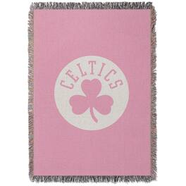 Chad & Jake - Boston Celtics Woven Blanket - Pink