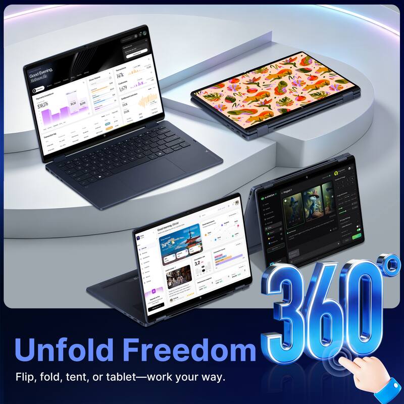 Good Evening, Melroon Ek $38.176

li7k  1679  SEX
49
N L & e  " - H M " 4 . " at  . . e . N   a *  - Project! ALEWSA Good morning 24C 3,2 ..... Unfold Freedom 360 Flip, fold, tent, or tablet—work your way.