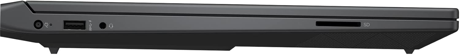 Alt View 5. HP - Victus 15.6" Gaming Laptop - Intel Core i5-12450H - 8GB Memory - NVIDIA GeForce GTX 1650 - 256GB SSD - Black.