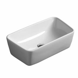 Whitehaus - Britannia Rectangular Above Mount Basin - White