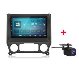 Junsun - Backup Camera carplay Android 15 4+64GB 8Core For Chevrolet Silverado 2013-2019 Car Stereo Radio GPS Navi WIFI RDS DSP - Black