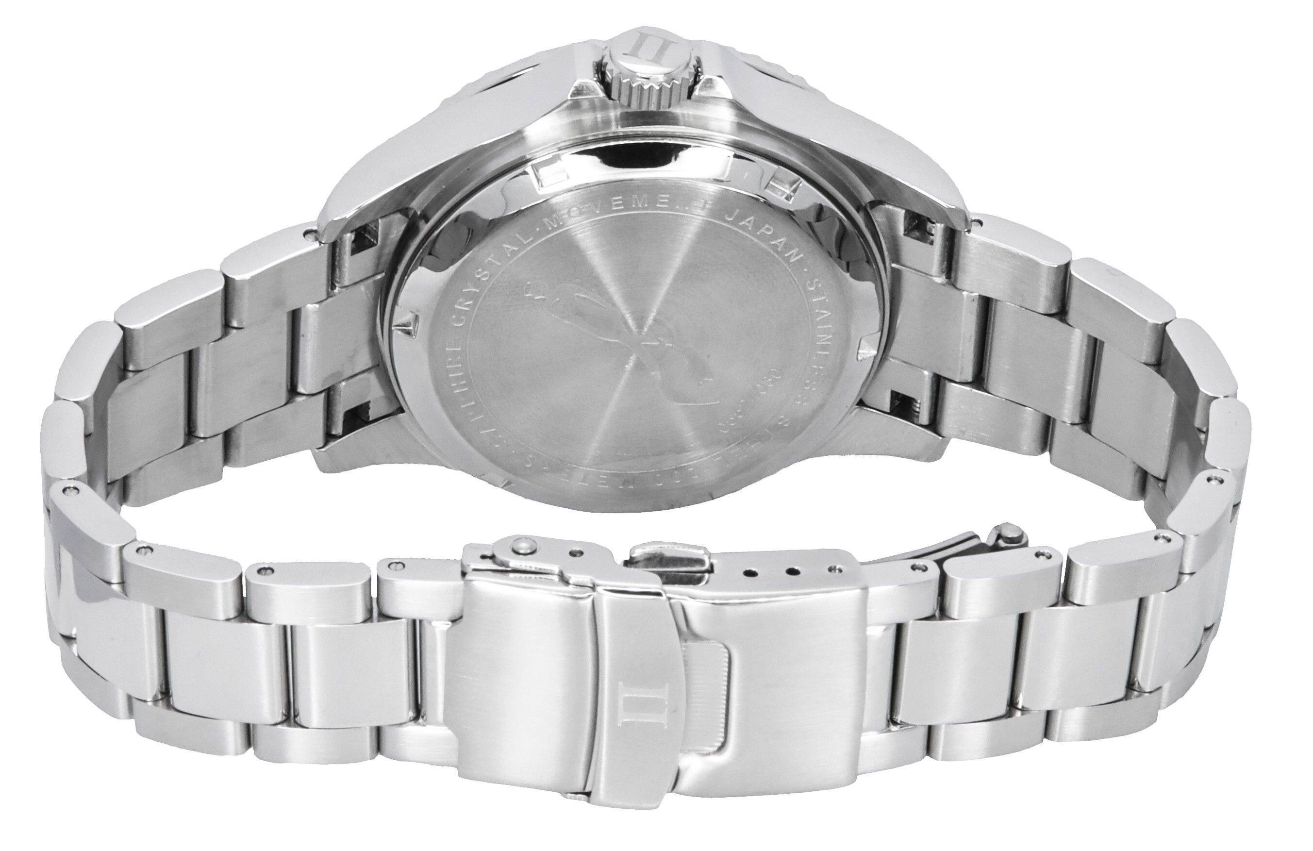 MOVEMENT: JAPAN  
CRYSTAL: MINERAL  
STAINLESS STEEL