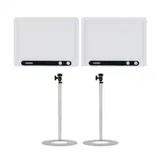 Front. Amaran - Amaran Verge Edge-Lit LED Panel Light (White, US) with Desk Stand Bundle.