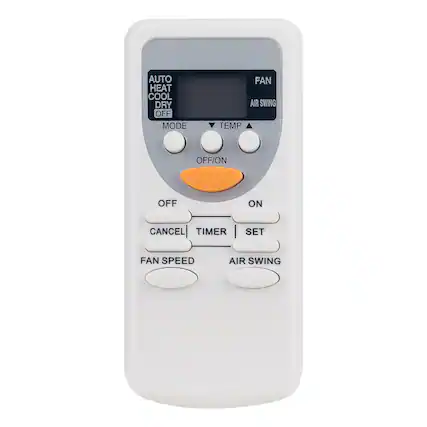 AUTO
HEAT
COOL
DRY
OFF
MODE
OFF
ON
FAN
AIR SWING
TEMP
OFF
ON
CANCEL
TIMER
SET
FAN SPEED
AIR SWING