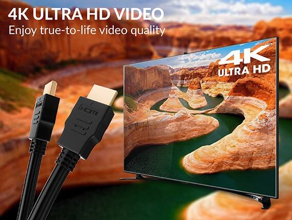 4K ULTRA HD VIDEO  
Enjoy true-to-life video quality
