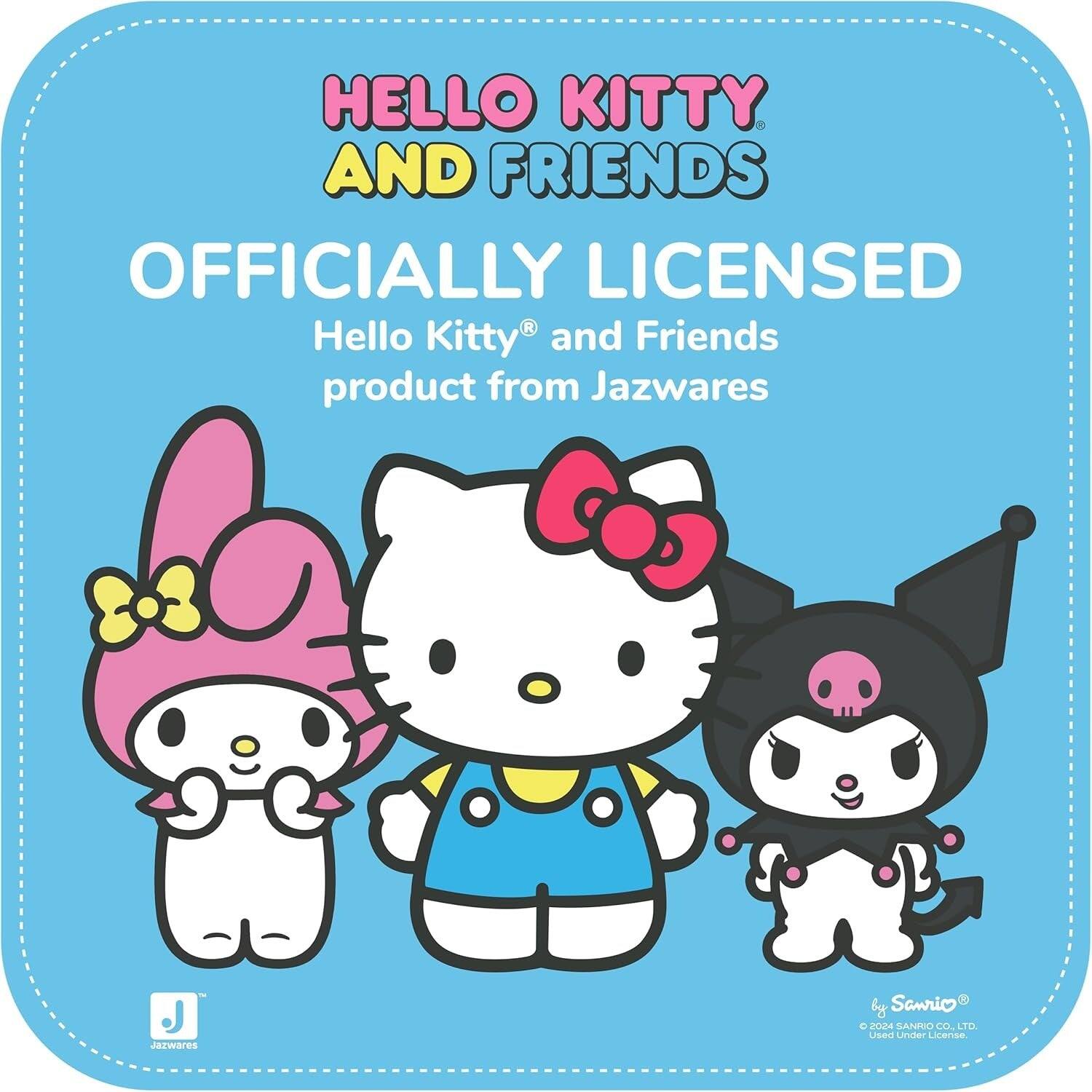 HELLO KITTY AND FRIENDS  
OFFICIALLY LICENSED  
Hello Kitty® and Friends product from Jazwares  

by Sanrio®  
© Sanrio Co., Ltd.  
Used Under License