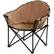 Alt View 14. Costway - Folding Camping Moon Padded Chair with Carry Bag Cup Holder Portable Brown - Brown.