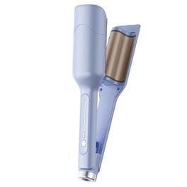 Cluzine - 28mm French Egg Roll Curling Iron, Negative Ion, 3-Temp, Deep U Groove, Long-Lasting Waves