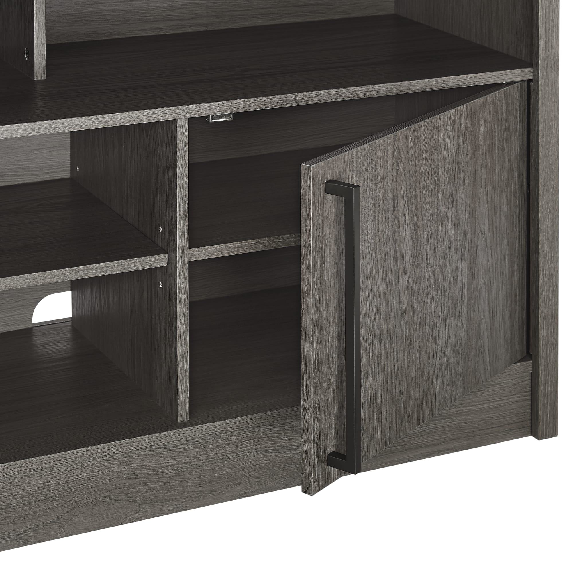 Alt View Zoom 11. Insignia™ - TV Stand for Most TVs Up to 55” with Gaming Nook - Dark Gray.