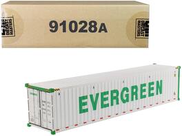 40' Refrigerated Sea Container "EverGreen" "Transport Series" 1/50 Model by Diecast Masters - White