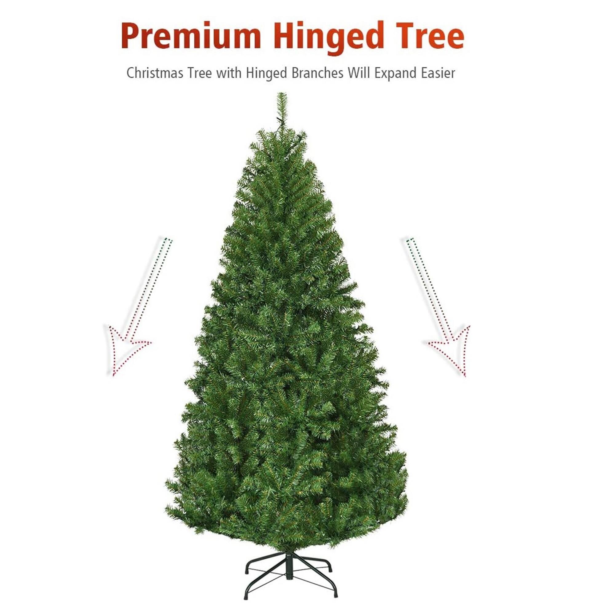 Premium Hinged Tree  
Christmas Tree with Hinged Branches Will Expand Easier