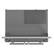 Alt View 1. Forno Appliances - Moena 19.2 Cu. Ft. Built-In French Door Refrigerator with Decorative Trim Grill - Stainless Steel VCM.