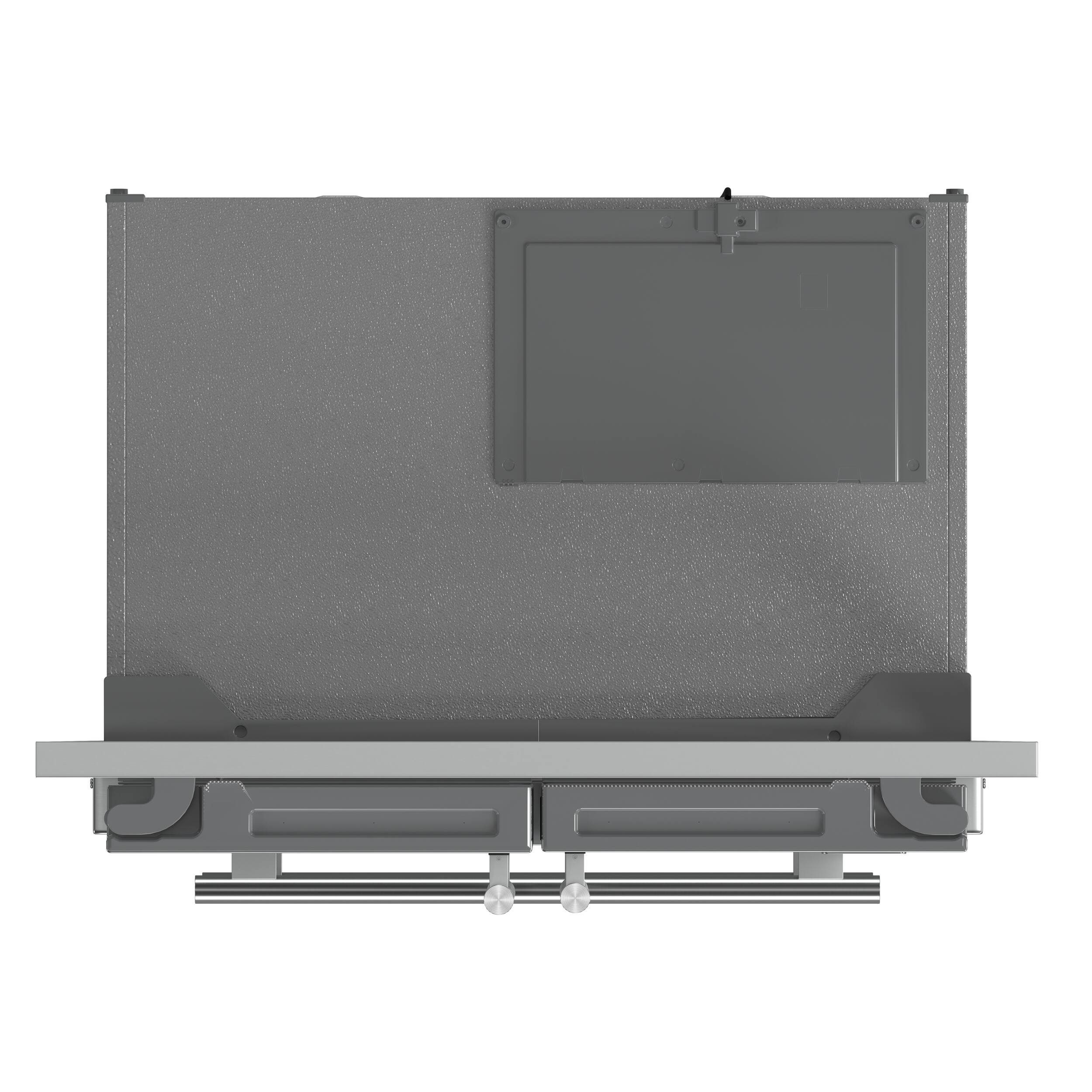 Alt View 1. Forno Appliances - Moena 19.2 Cu. Ft. Built-In French Door Refrigerator with Decorative Trim Grill - Stainless Steel VCM.