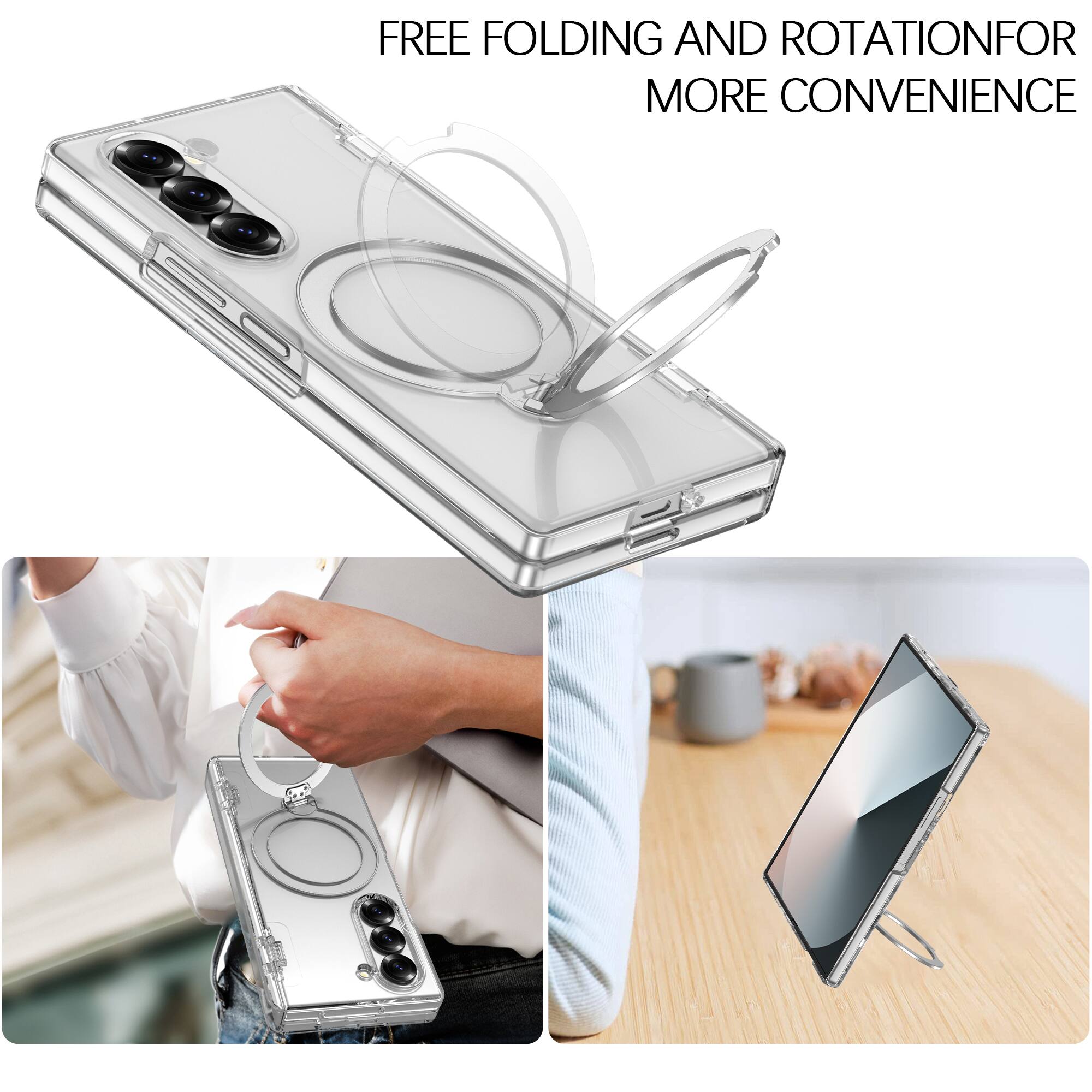FREE FOLDING AND ROTATION FOR MORE CONVENIENCE