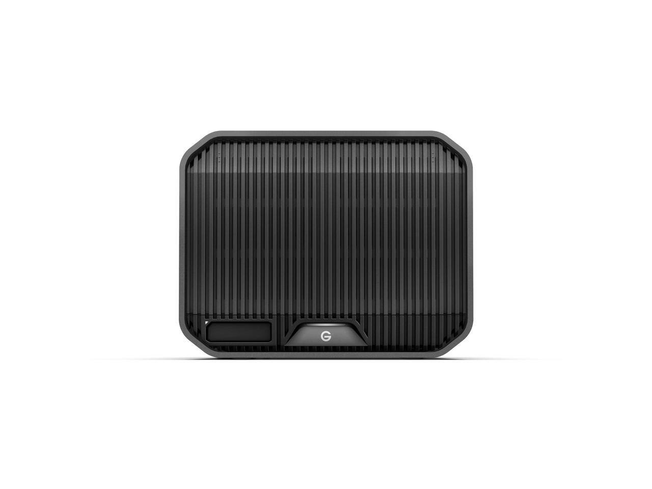 Alt View 1. SanDisk Professional - SanDisk G-Raid Project 2 16TB Desktop Drive, Thunderbolt 3, Pro-Blade SSD, 480MB/s (Space Gray) - Black.