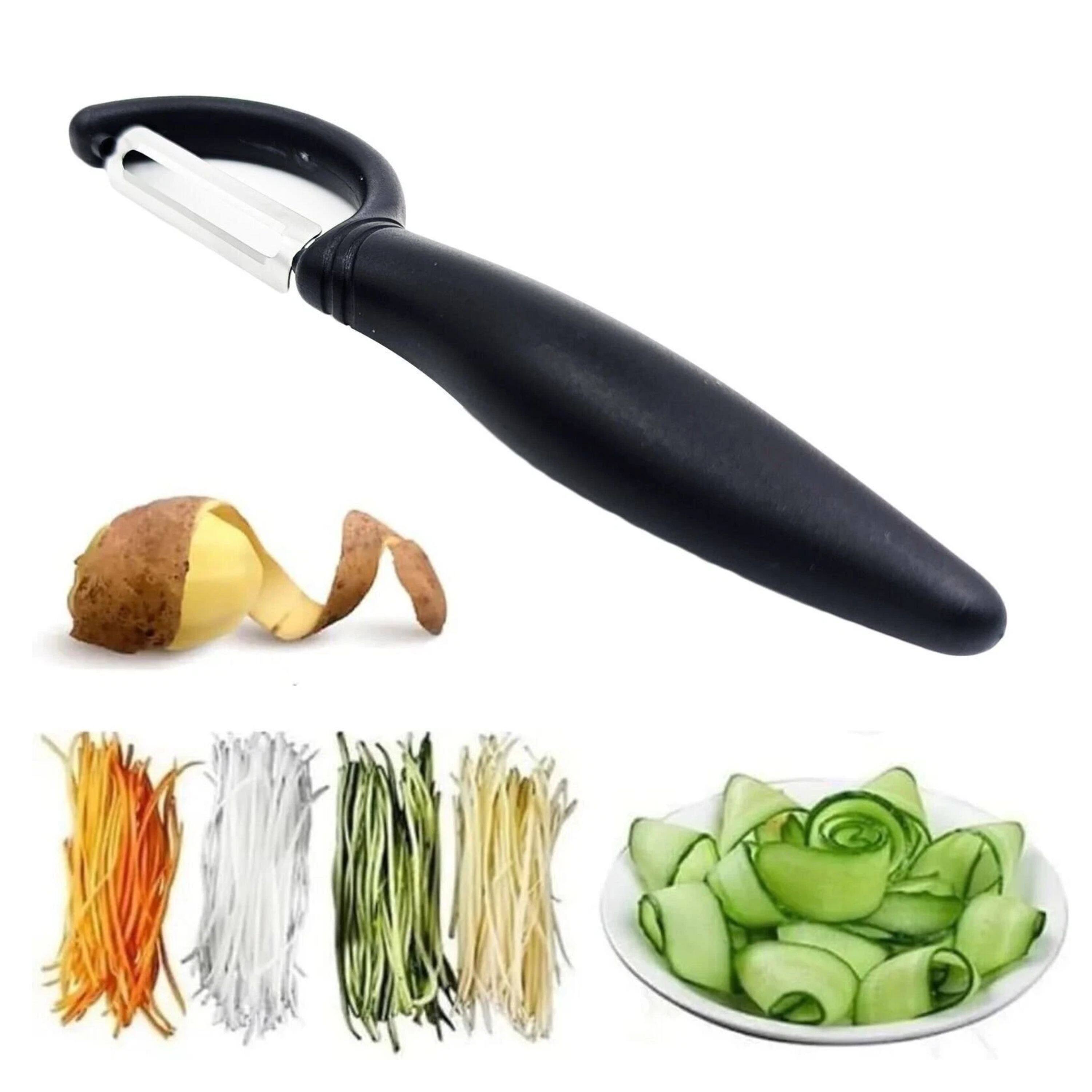 Angle. Kitcheniva - Stainless steel Ultra Sharp Fruit Apple Vegetable Potato Peeler.