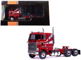 1976 Ford CL 9000 Truck Tractor Stripes 1/43 Diecast Model by IXO Models - Red with White