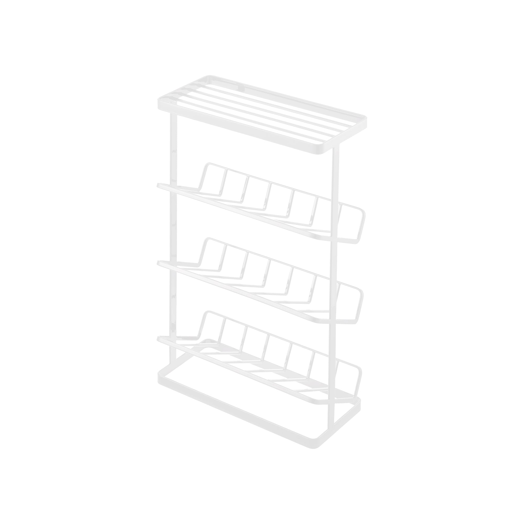 Alt View 3. Yamazaki Home - Four-Tier Shower Caddy (17" H)  - Steel - Black.