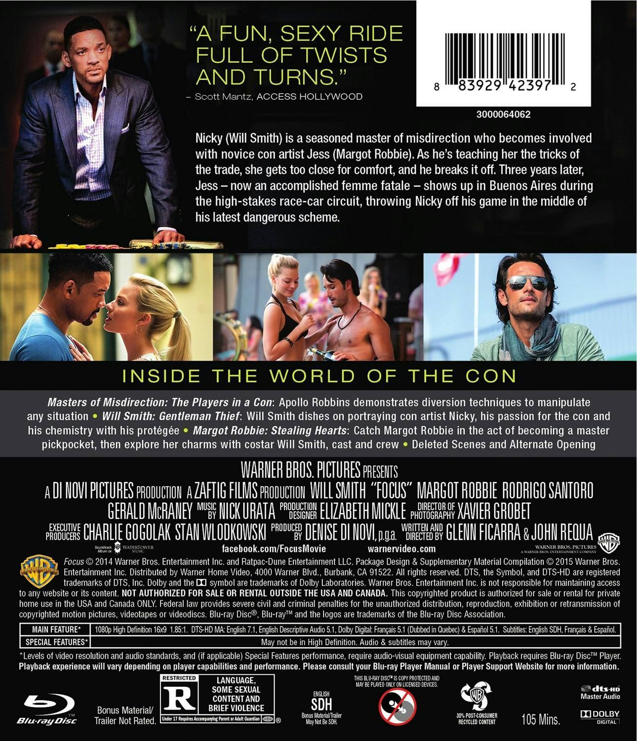 Back. Focus [Blu-ray].