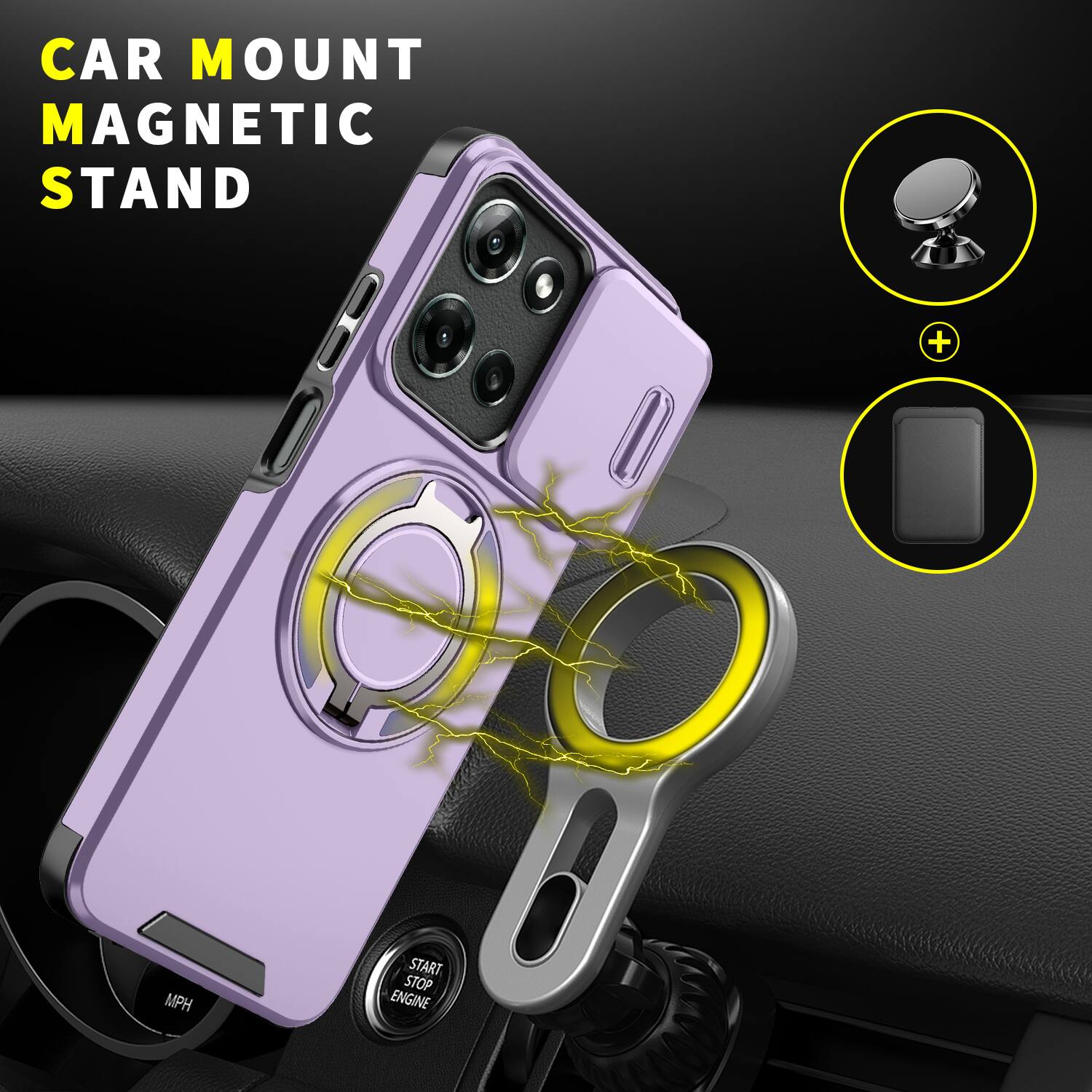 CAR MOUNT MAGNETIC STAND

MPH

START STOP ENGINE
