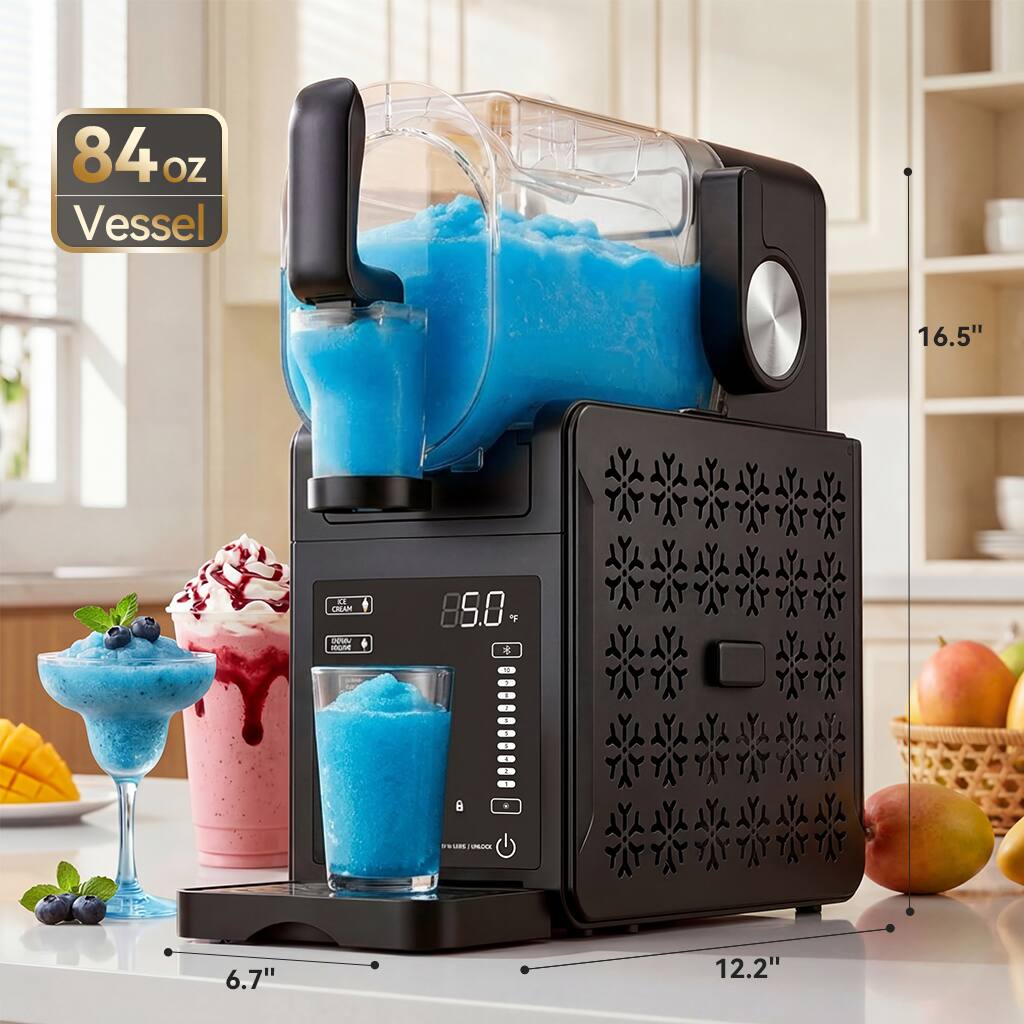 84 oz Vessel  
16.5"  
RAM dd - + 5.8 *  
B w - 6.7" 12.2"