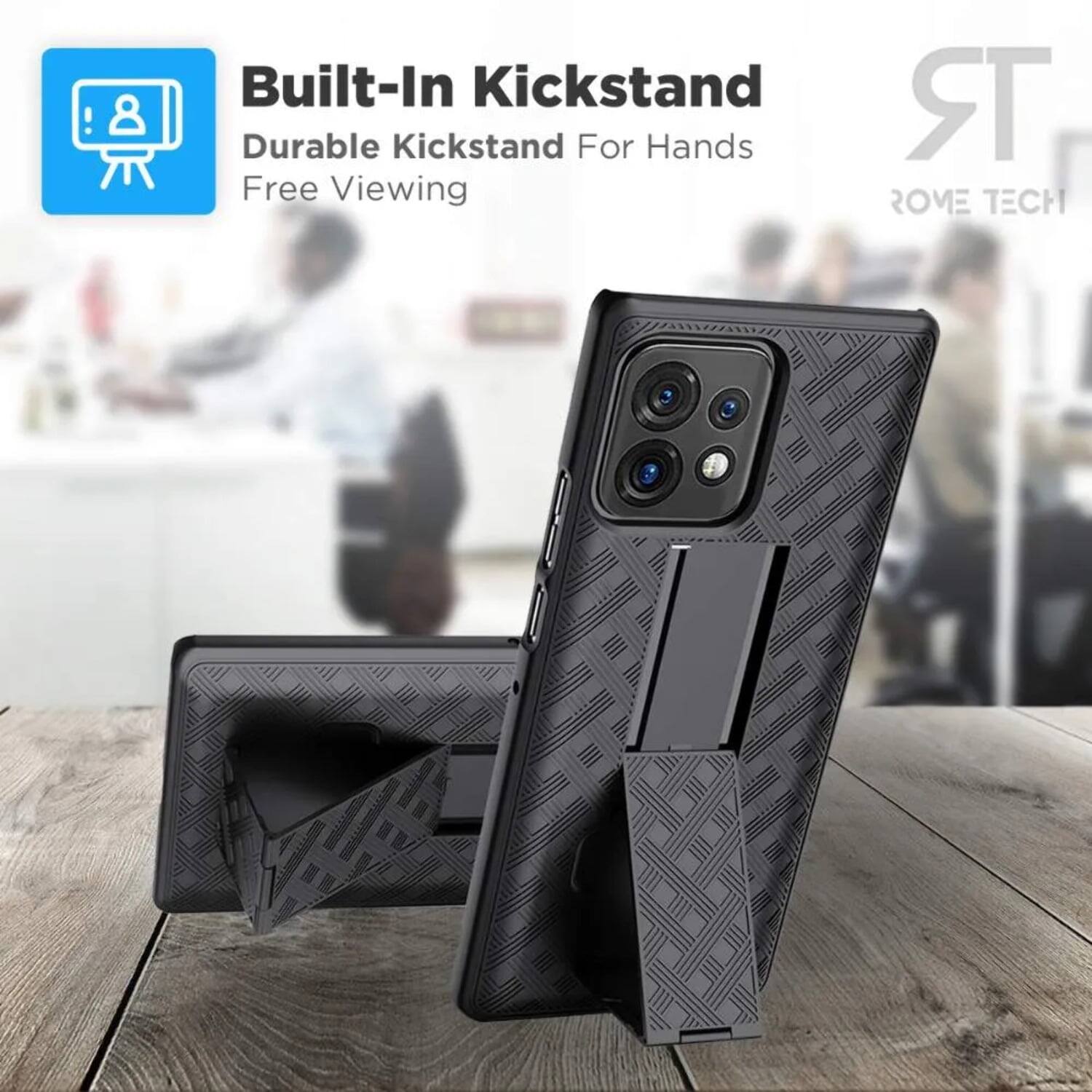 Built-In Kickstand  
Durable Kickstand For Hands Free Viewing  
ROME TECH