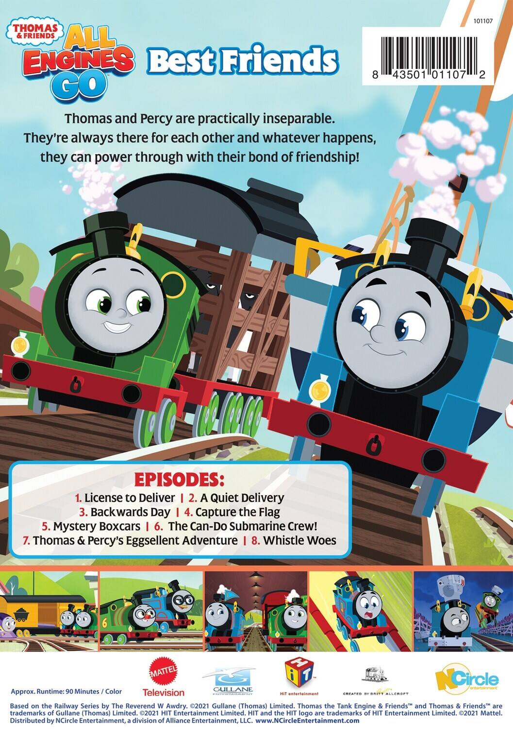Alt View 1. Thomas & Friends All Engines Go - Best Friends   - DVD.
