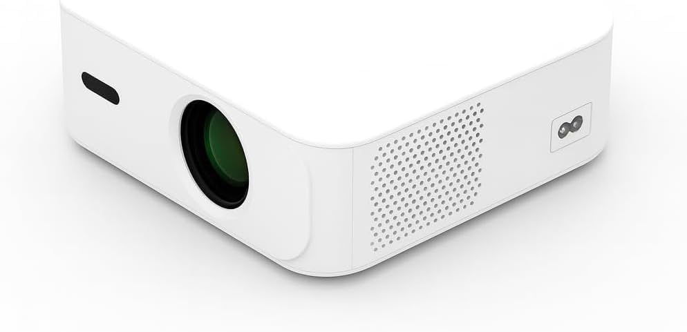 Alt View 2. BOSS - BOSS S5A Full HD Smart Portable Projector | 4000 Lumens | Android System with Wi-Fi & Bluetooth | HDMI & USB Compatible - White.