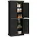 Front. Homcom - 72.5" Freestanding Kitchen Pantry Cabinet, Tall Storage Cabinet with 4 Doors and 2 Adjustable Shelves for Dining Room - Black.