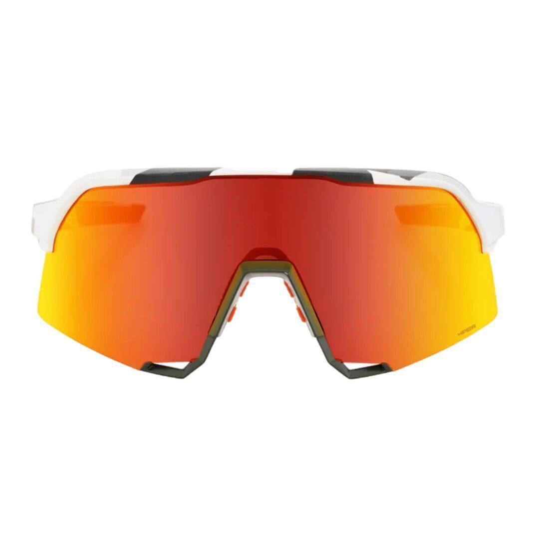 Angle. 100% - 100% S3 Sunglasses Soft Tact Grey Camo HiPER Red Lens - N/A.