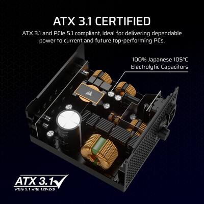 CORSAIR RMx Series RM850x Cybenetics Gold Fully Modular ATX Power CORSAIR RMx Series RM850x Cybenetics Gold Fully Modular ATX Power