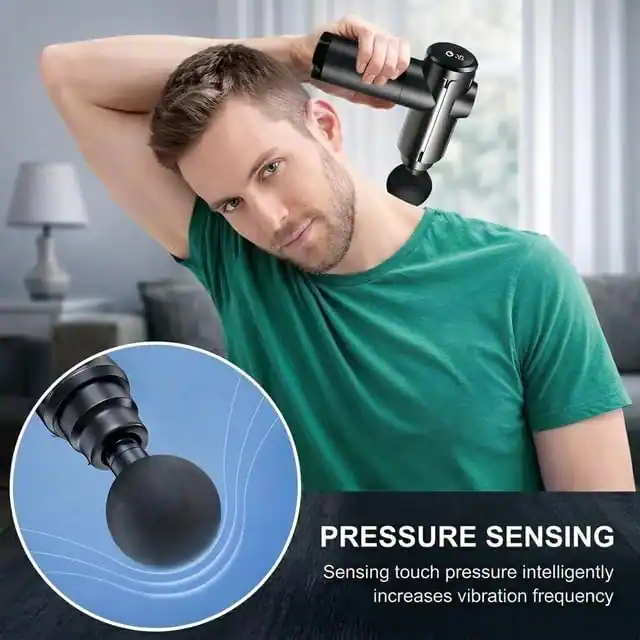 PRESSURE SENSING  
Sensing touch pressure intelligently increases vibration frequency