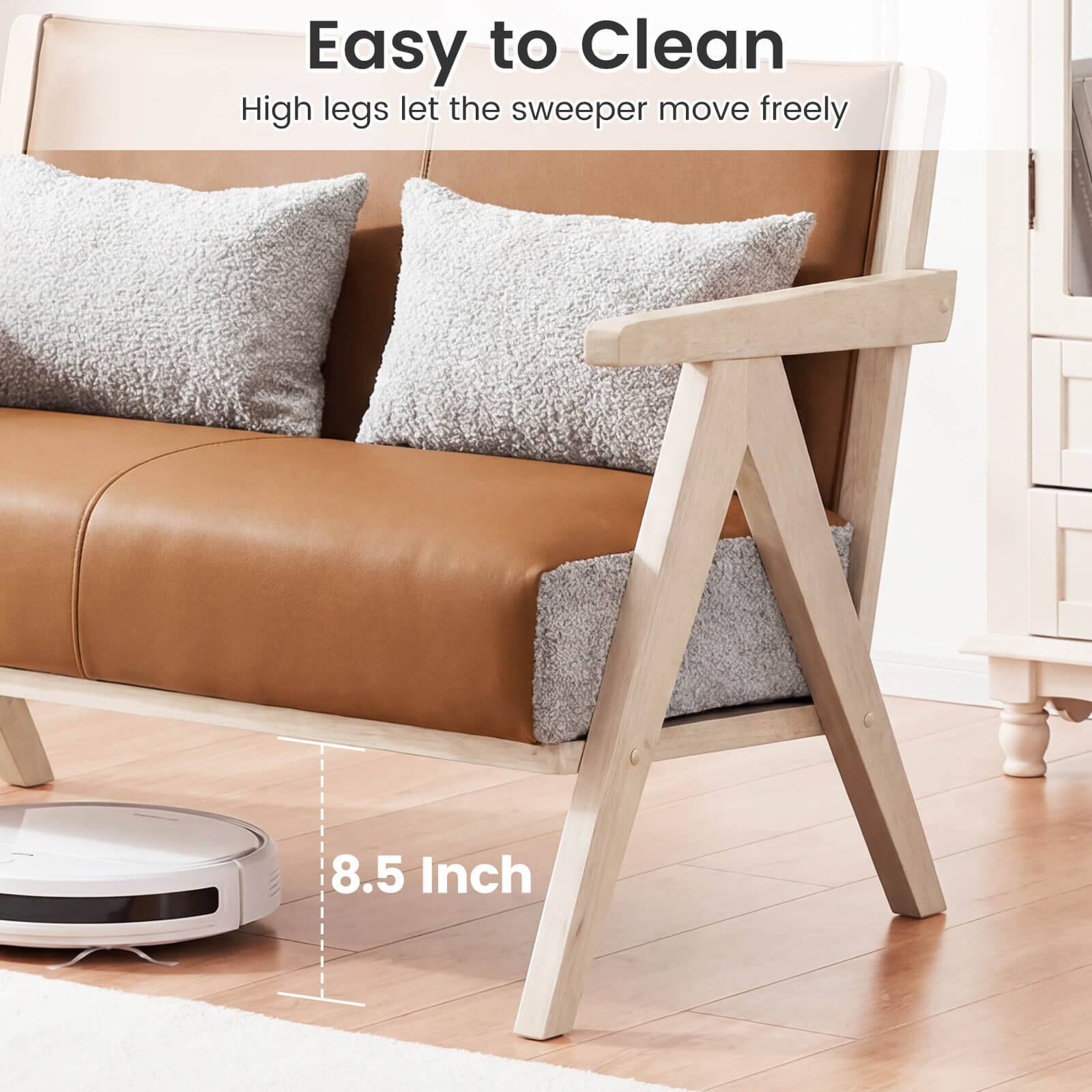 Easy to Clean  
High legs let the sweeper move freely  
8.5 Inch