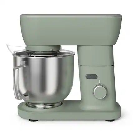 Front. Bella - STIR 5.3-qt. Tilt-Head Stand Mixer with 12 Speeds - Aloe.